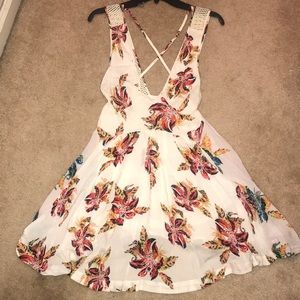 Free People Colorful Floral Dress
